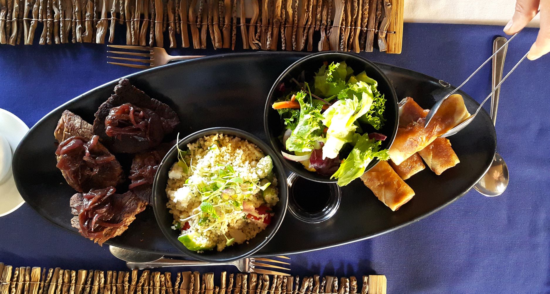 High tea at Makanyane Safari Lodge