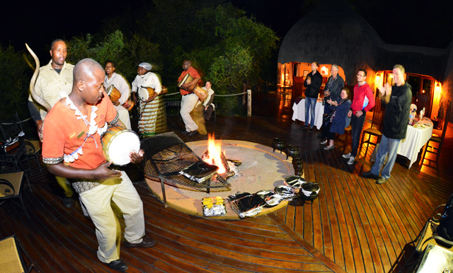 tribal dancing at Hoyo Hoyo