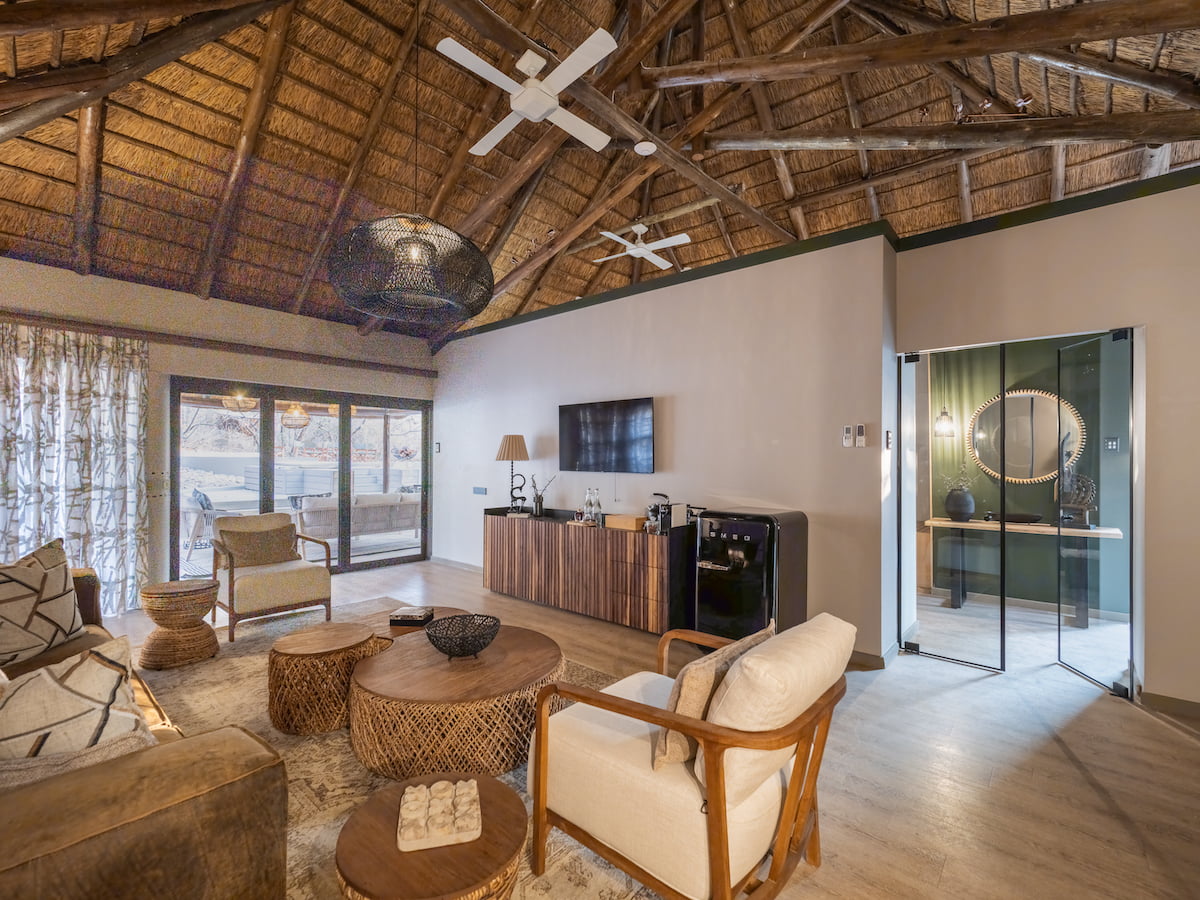 Royal suite Lounge at Ivory Tree