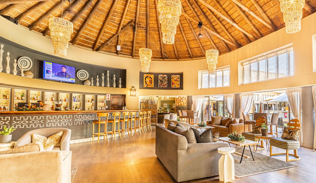 Ivory Tree Lodges Main bar and seating area