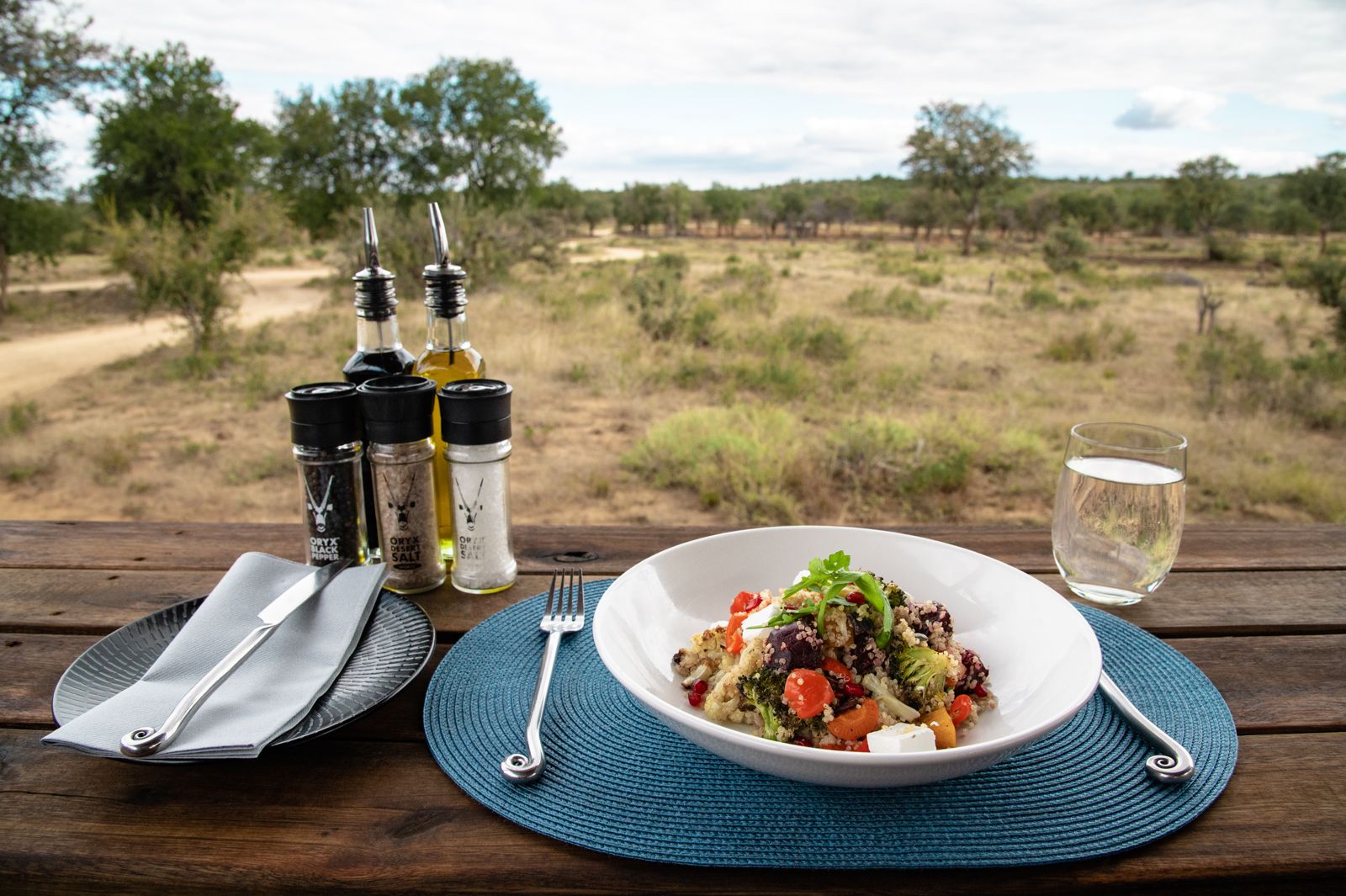 Thutlwa Lookout deck at Jacis Safari Lodge Madikwe