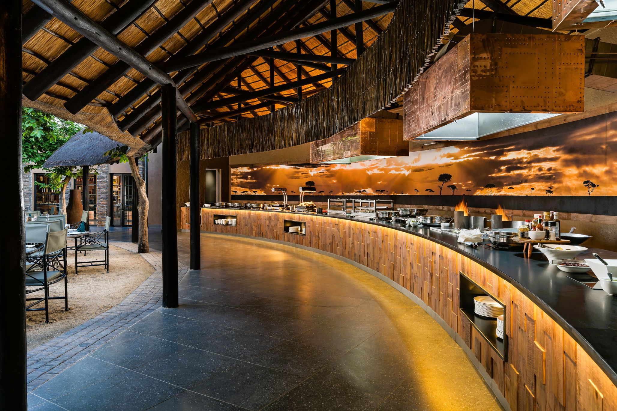 Kruger Gate Hotels Restaurant LAPA Buffet Dinner Service