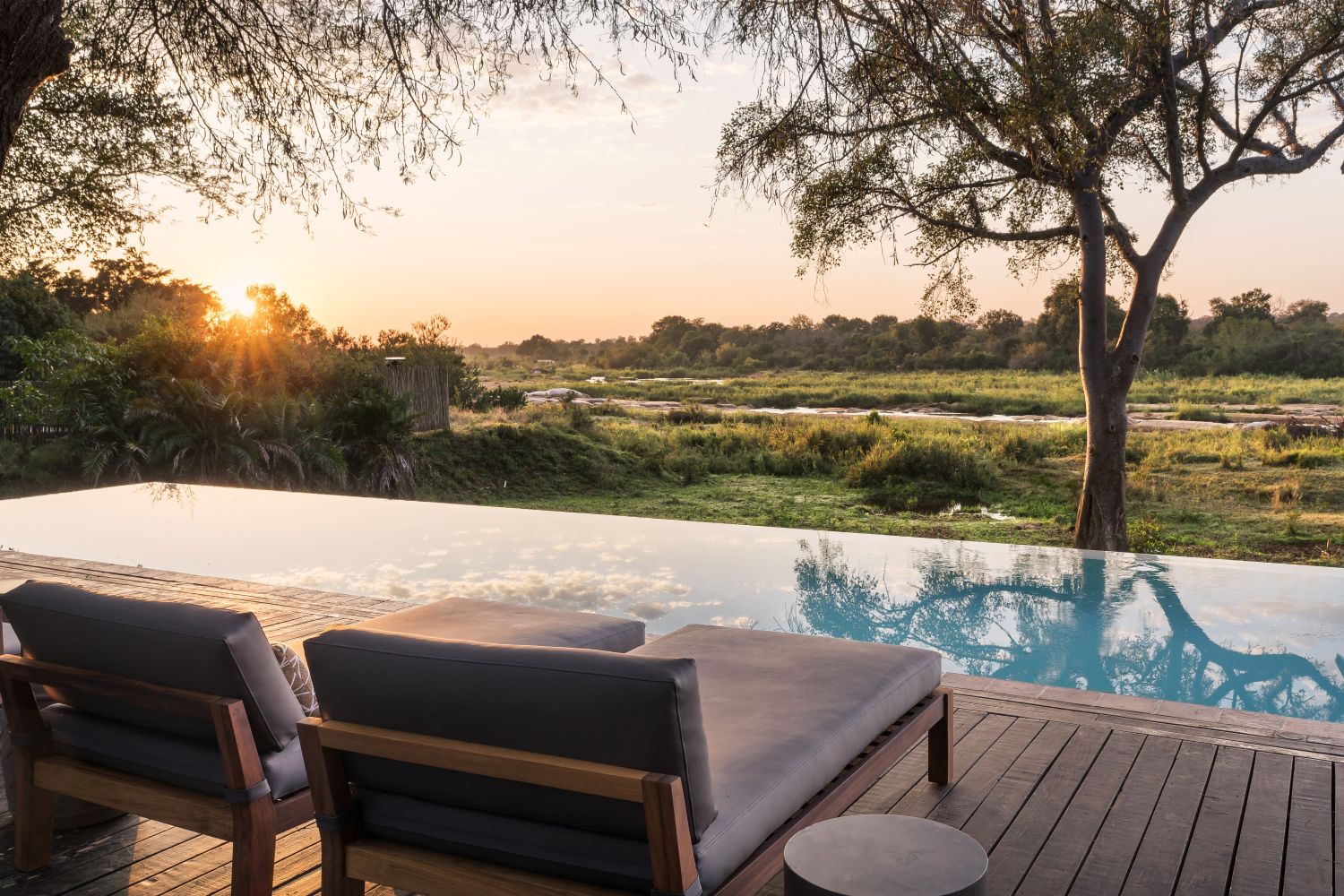 Kruger Gate Hotels infinity pool and viewing deck