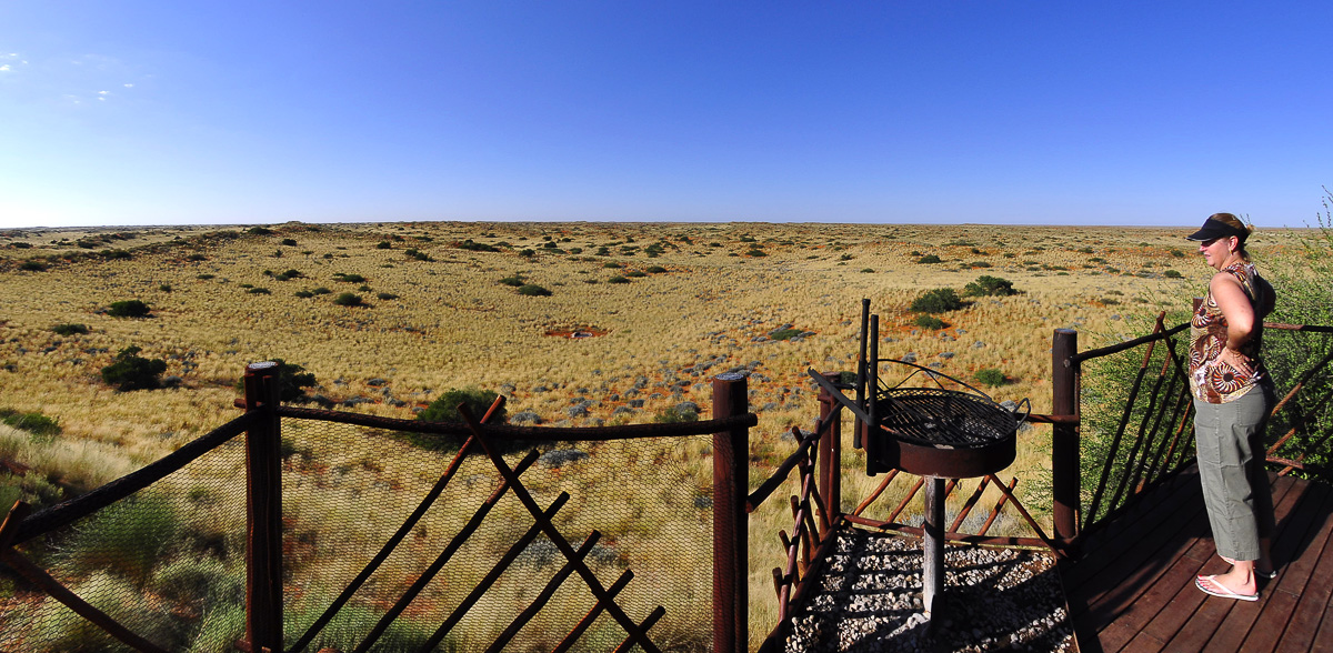 The view from the deck at KielieKrankie Wilderness camp