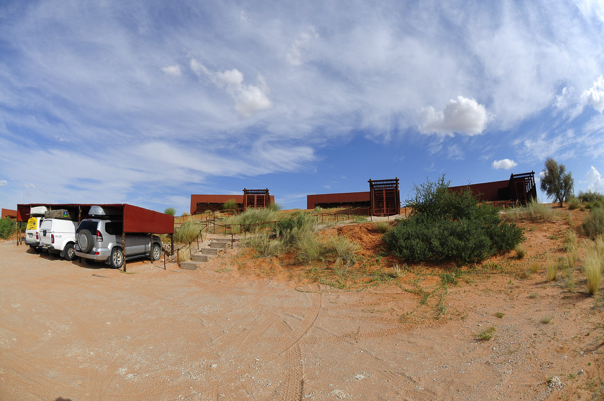 Parking area at KielieKrankie camp