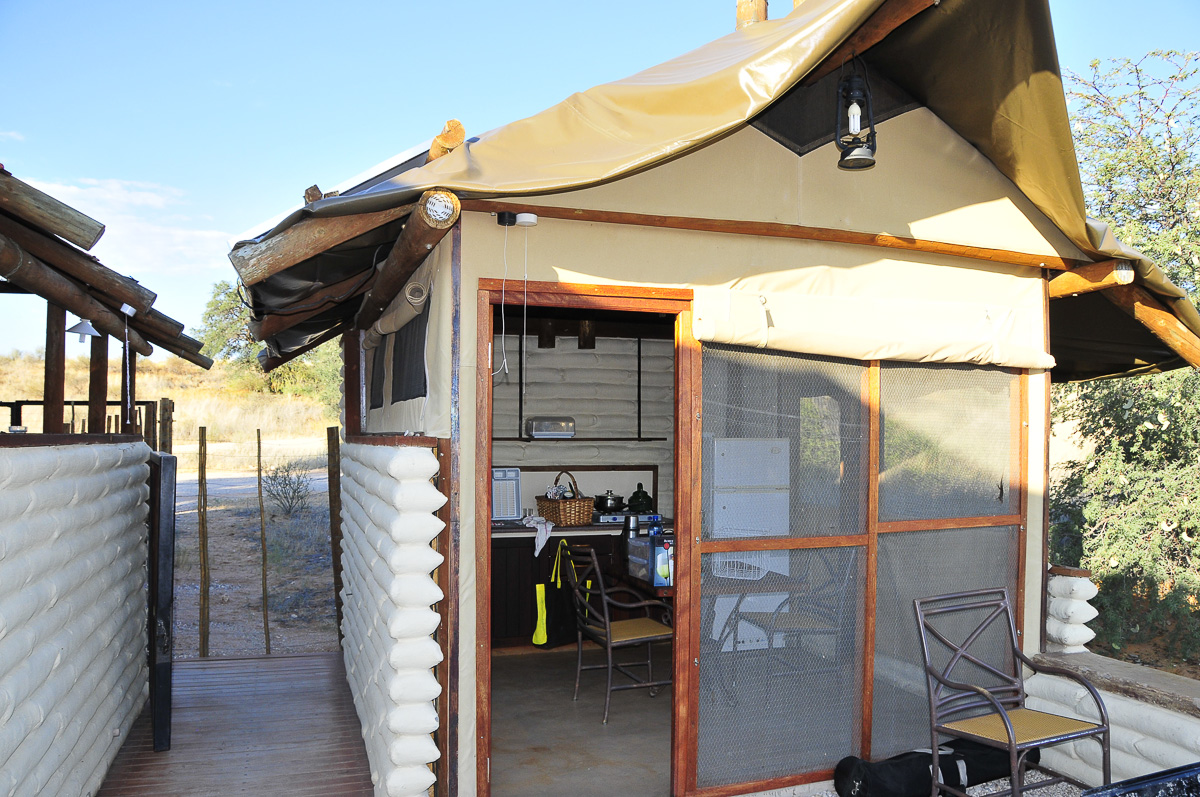 Kalahari Tented Camp kitchen