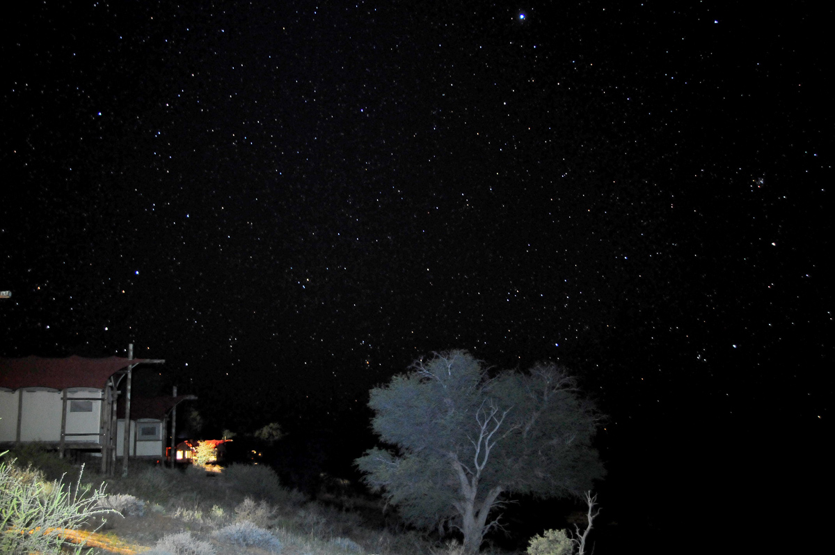 Stars at Kalahari Tented Camp