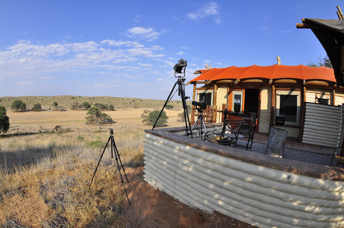 The desert tent at KTC