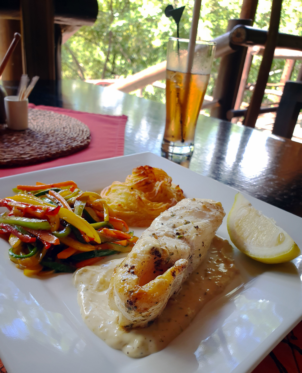 Madikwe River Lodge kingklip lunch