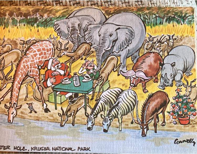 Kruger Chrstmas card 1970 Kruger Chrstmas card 1970