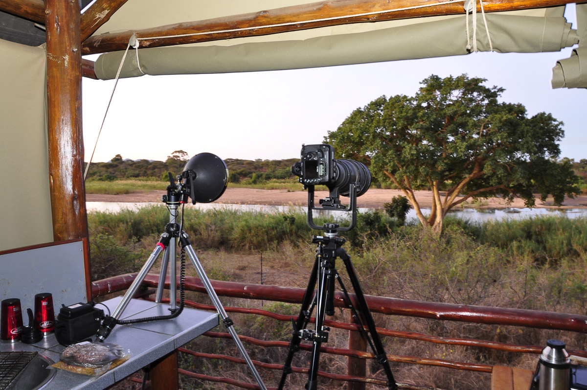 Lower Sabie camera gear set up