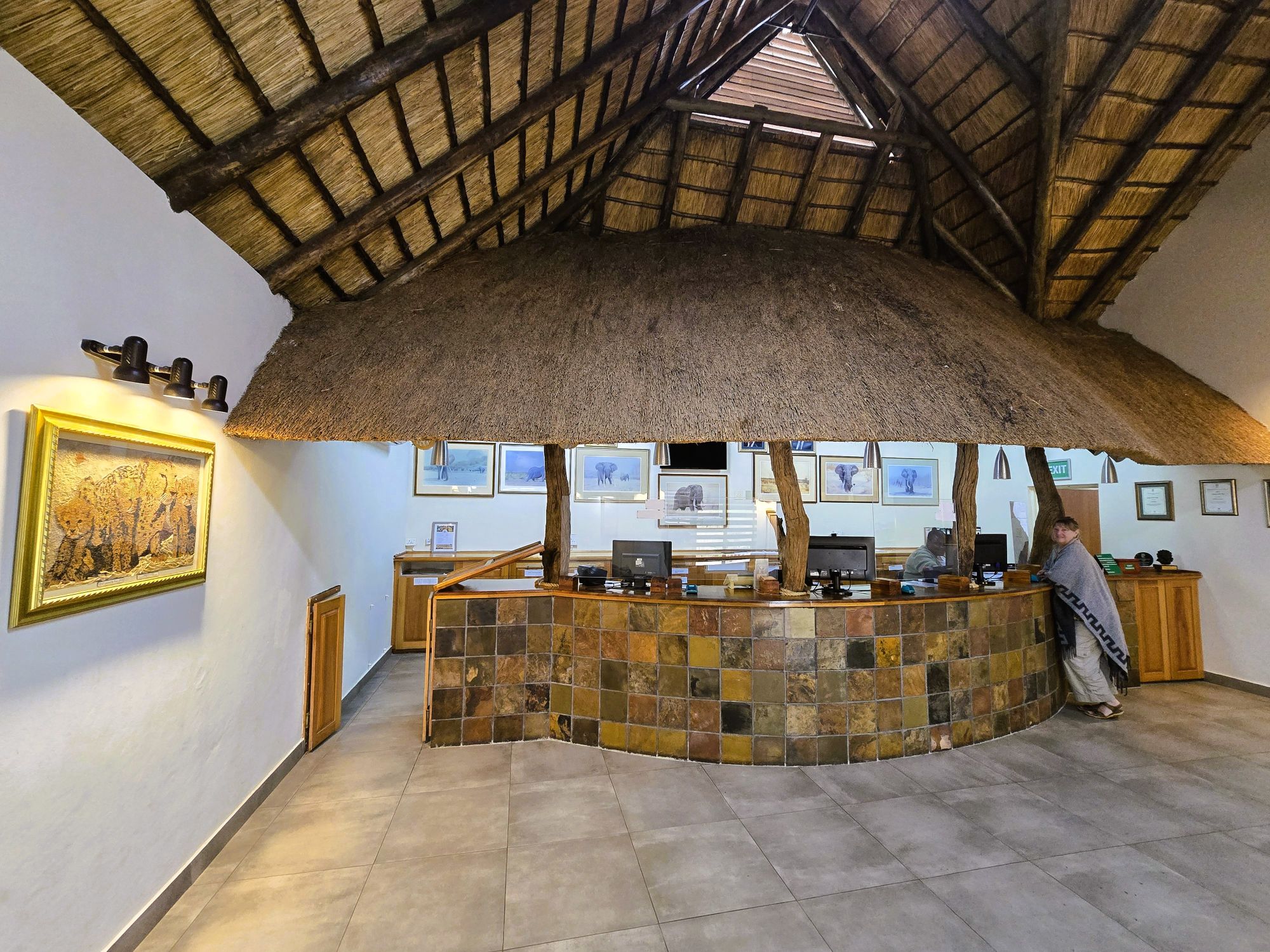 Letaba reception area in the Kruger