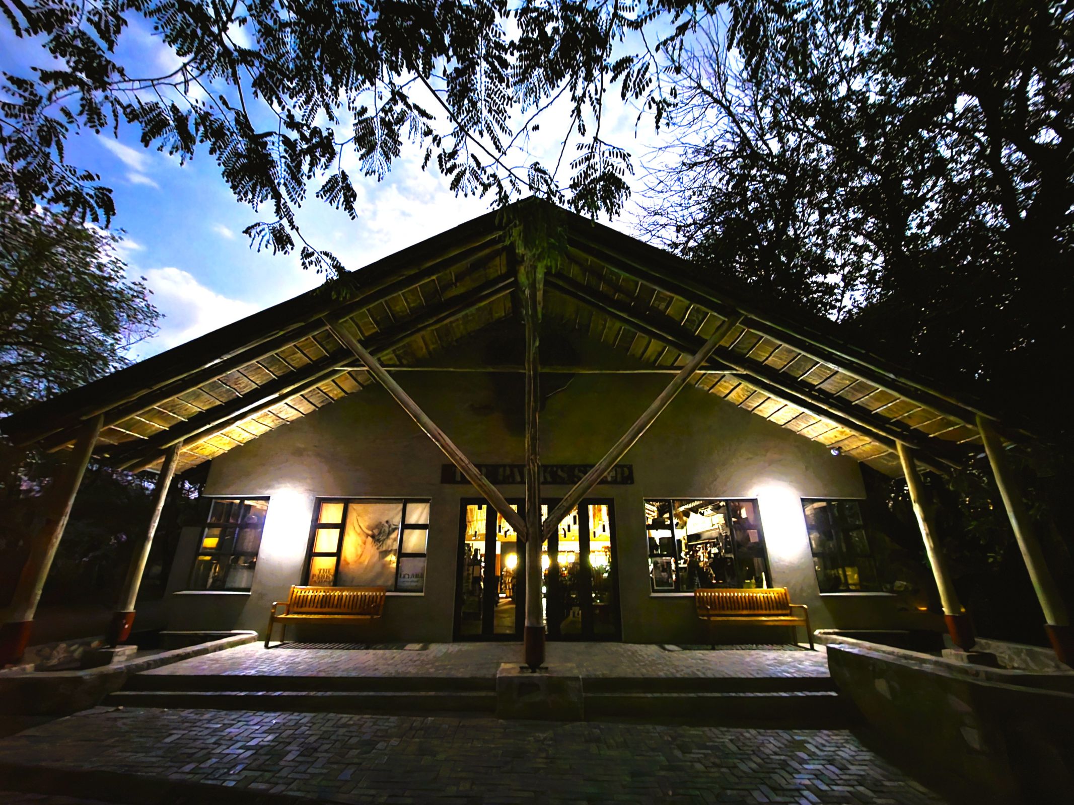 Letaba shop at blue hour in the Kruger