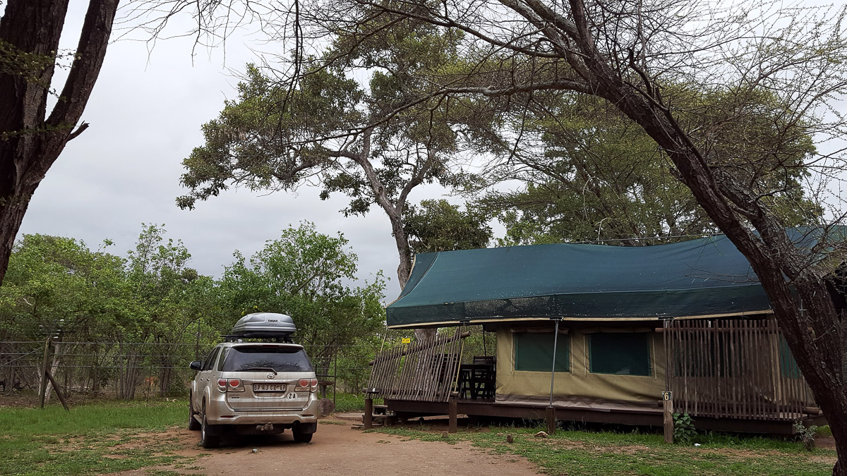 Letaba safari tent on the perimeter