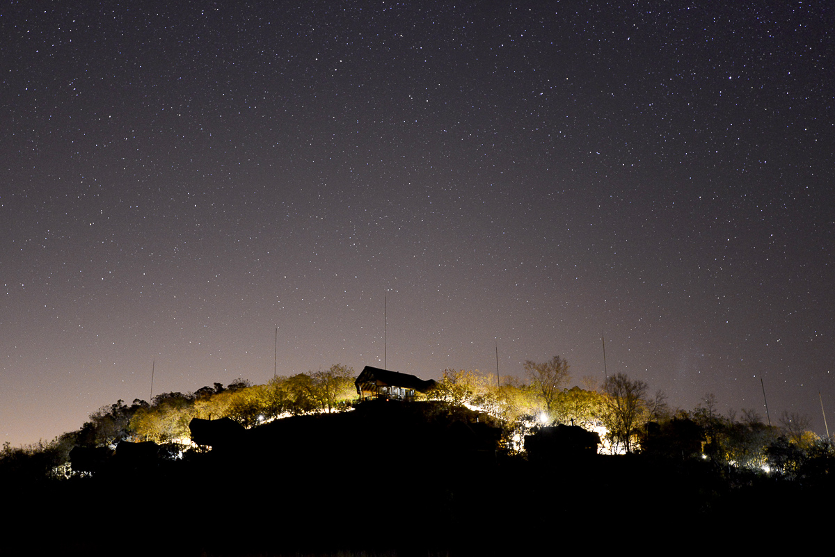 Stars above Tshukudu Lodge