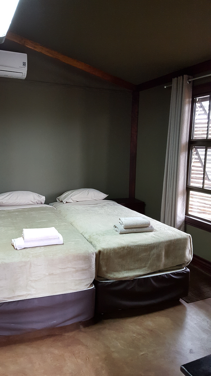 Inside Lower Sabie Safari tent