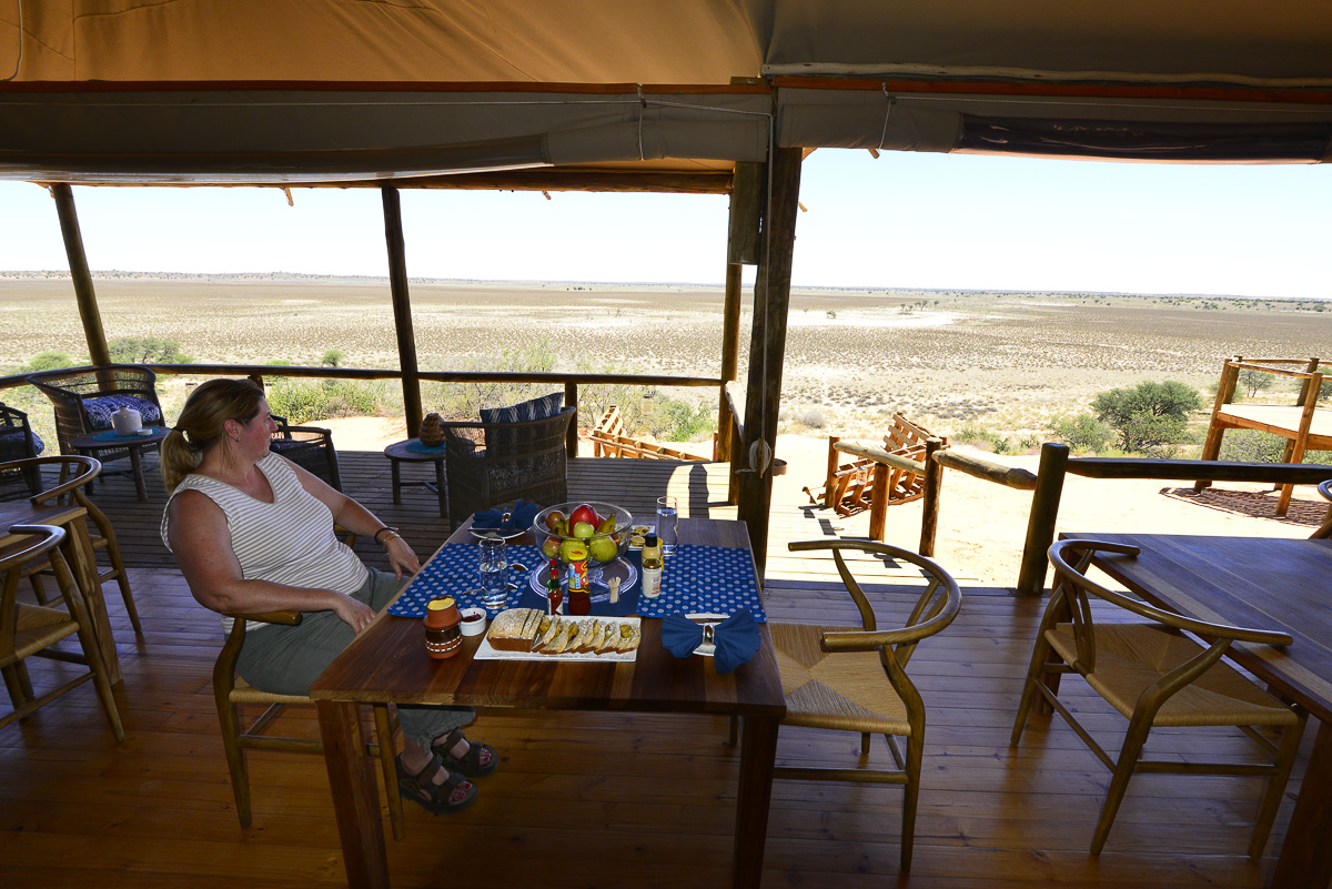 Lunch at Polentswa camp
