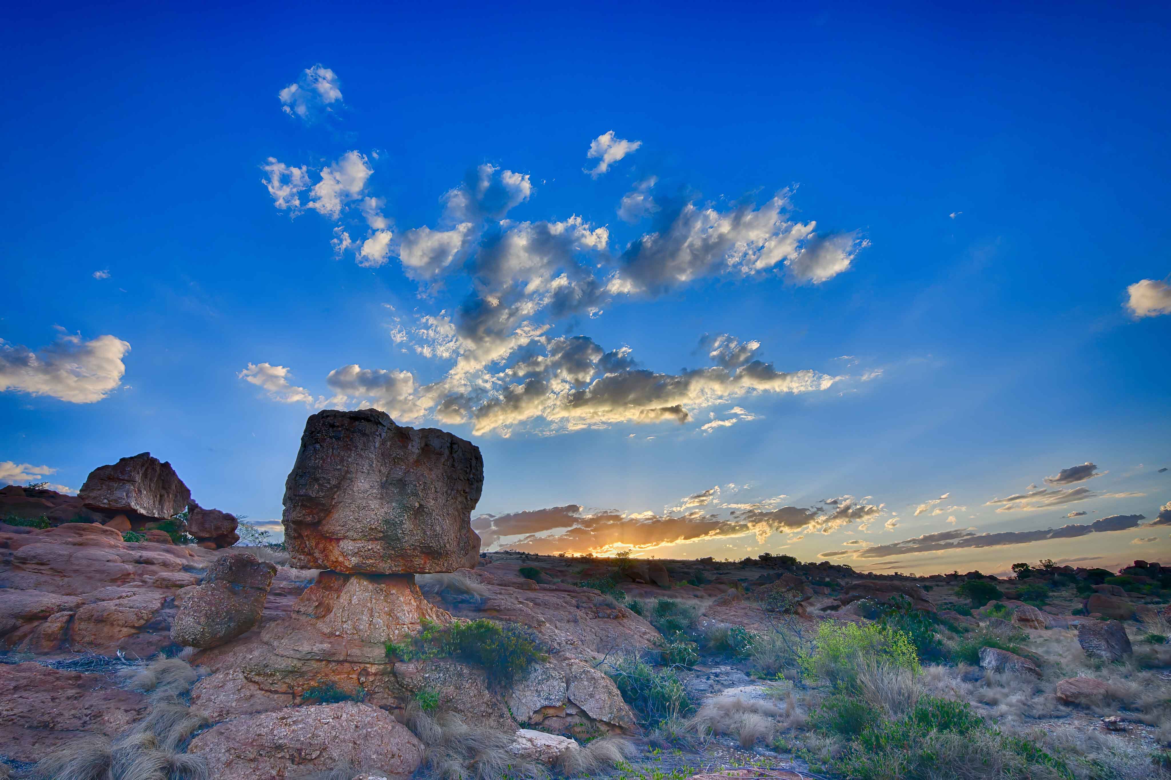 Sunset on the Milorho Lodge hiking trail