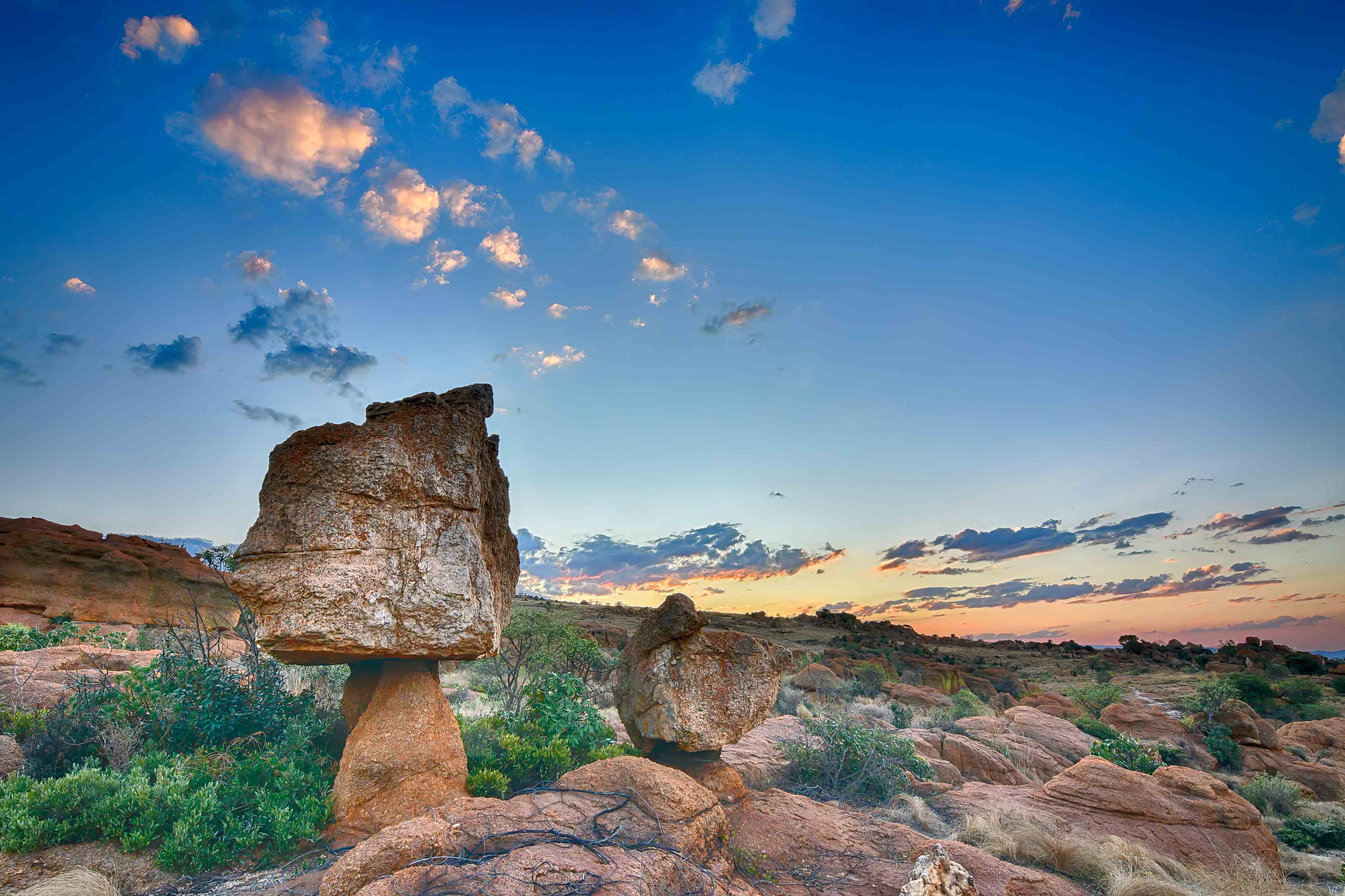 Sunset on the Milorho Lodge hiking trail