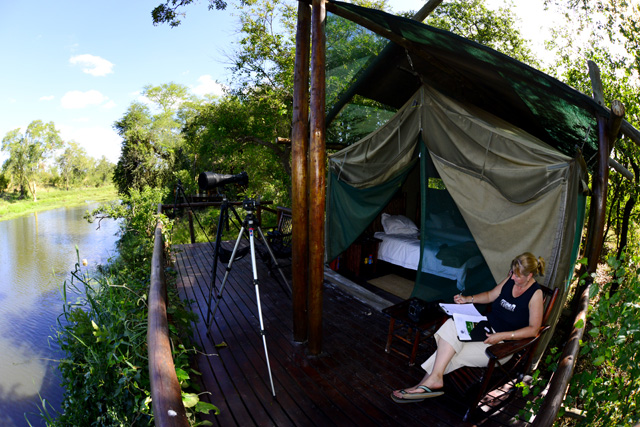 Machampane camp in Mozambique