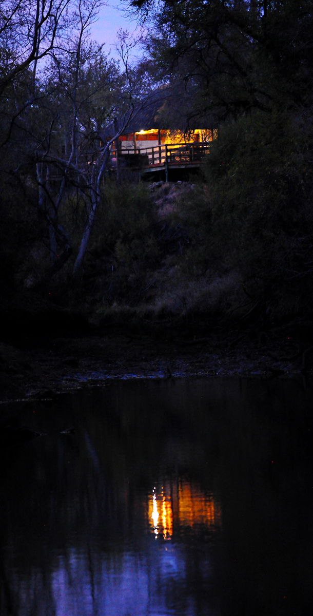 Madikwe River Lodge at night