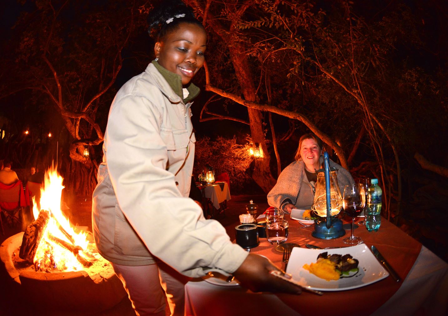 Makanyane's boma dinner
