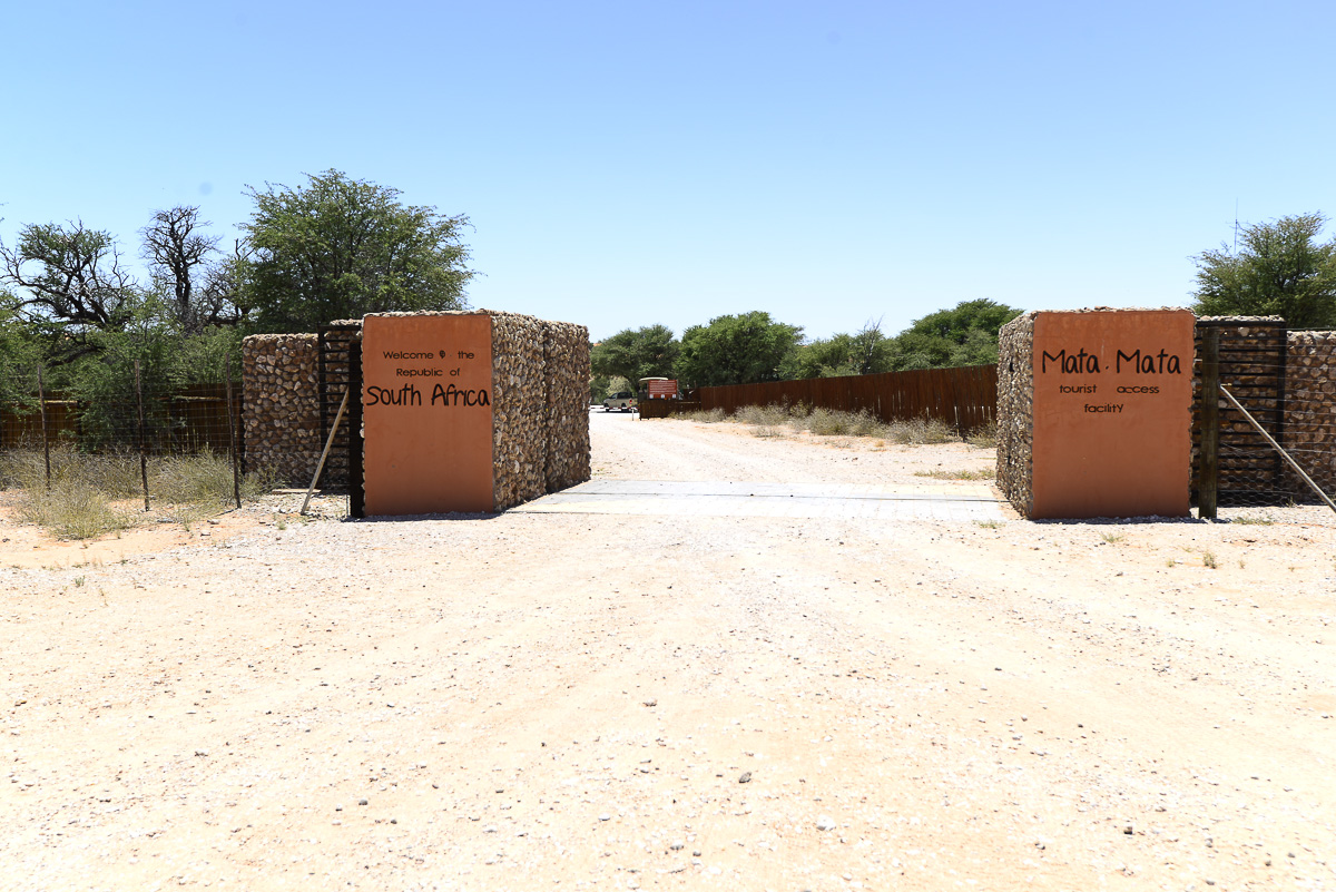 Mata Mata rest camp entrance