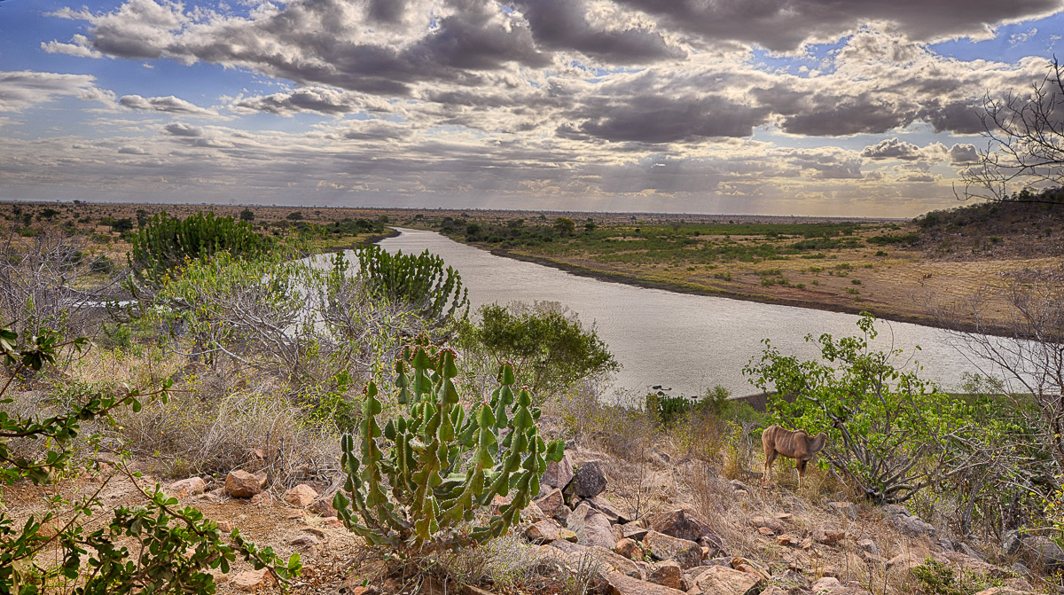 Mlondozi Dam on the S68 near Lower Sabie in the Kruger National Park