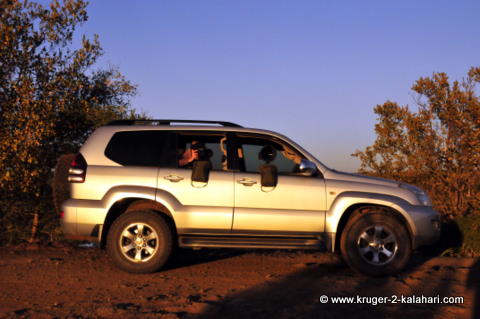 Molar bean-bags on Toyota Prado