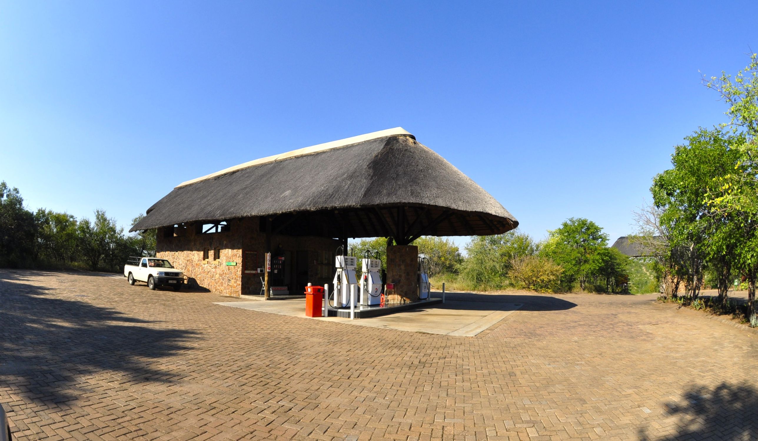 Mopani camps petrol station in the Kruger