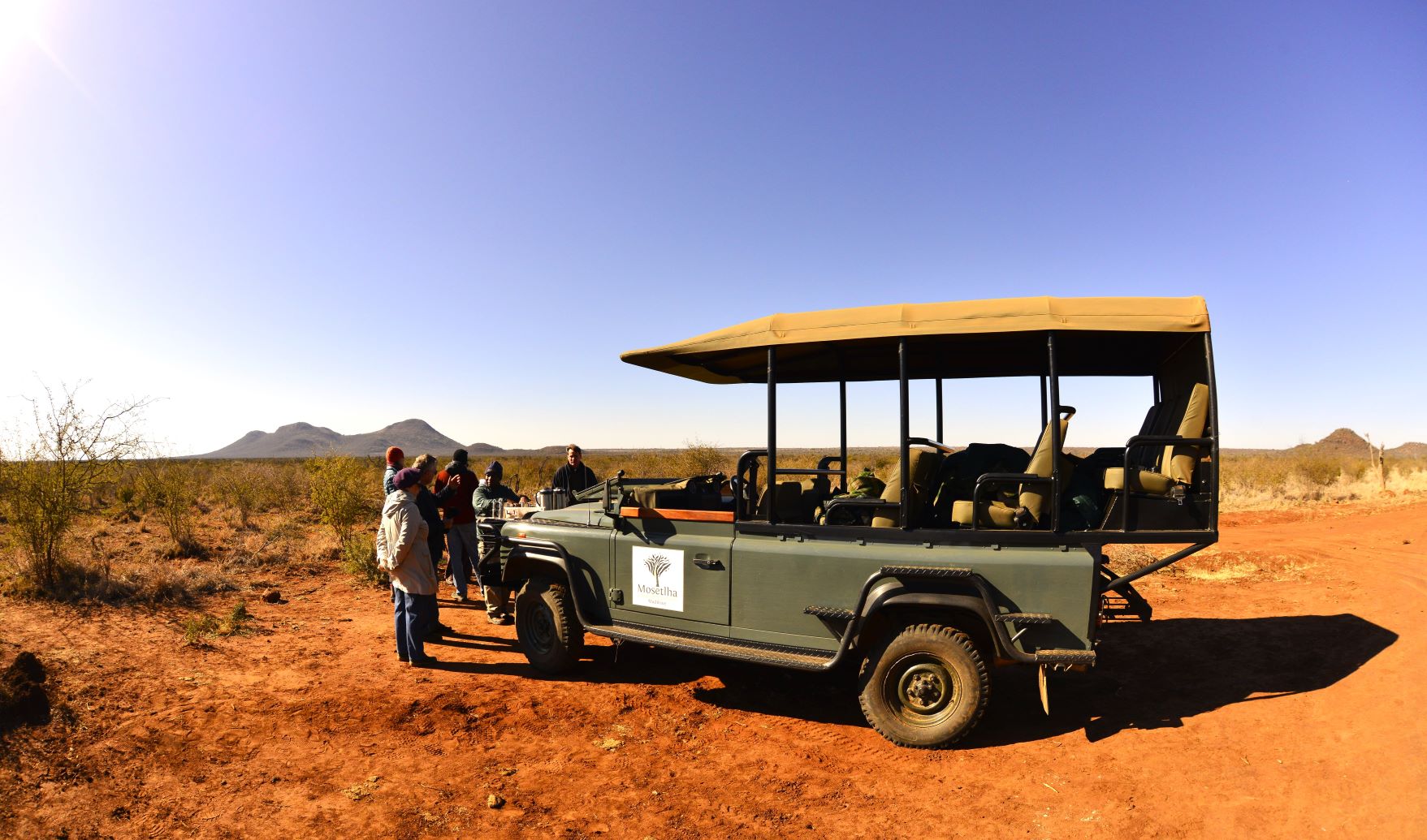 Our coffee stop with Mosetlha Bush Camp