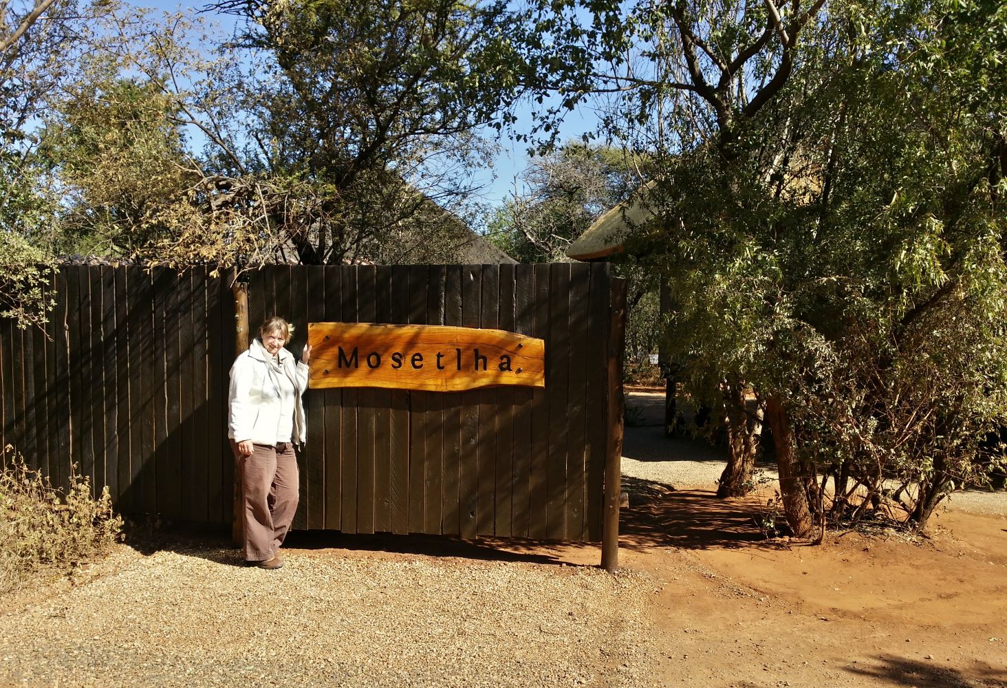 Entrance to Mosetlha Bush Camp