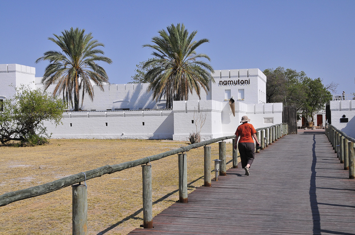 Namutoni Fort walkway