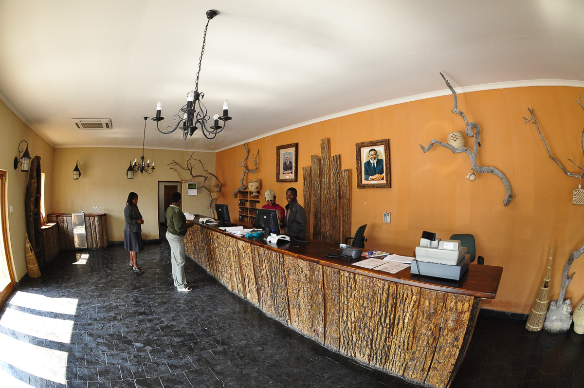 Namutoni camps reception in Etosha
