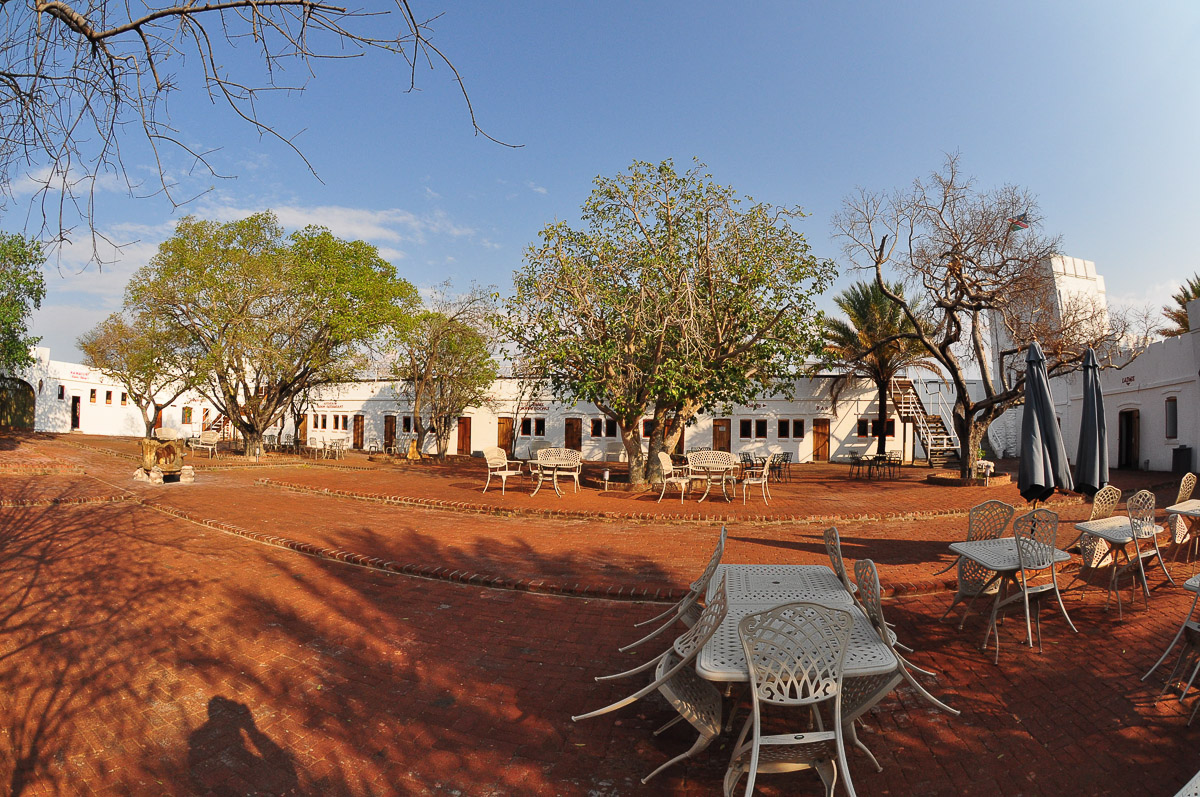 Namutoni Forts courtyard in Etosha