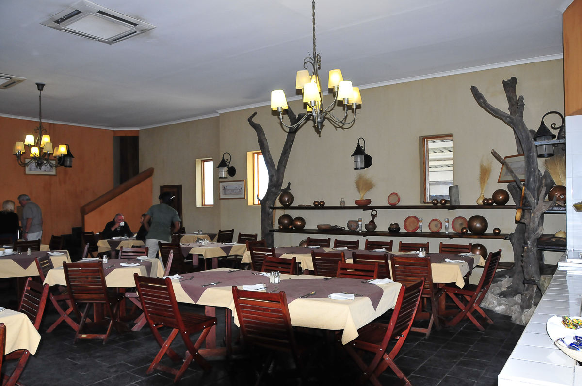 Namutoni restaurant in Etosha National Park