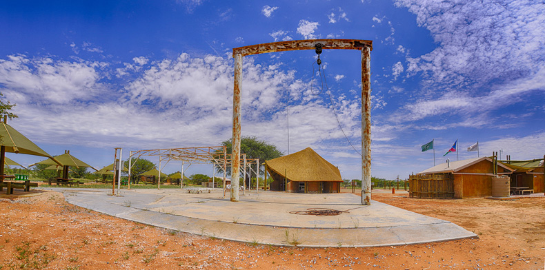 Shaded Picnic sites on the left hand side in Olifantsrus camp