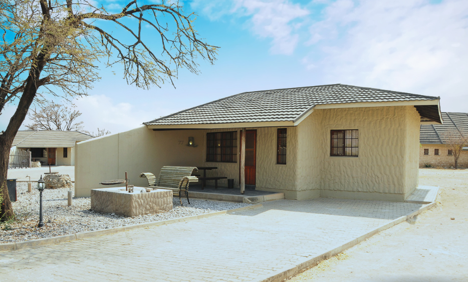 Okaukuejo rest camp chalet