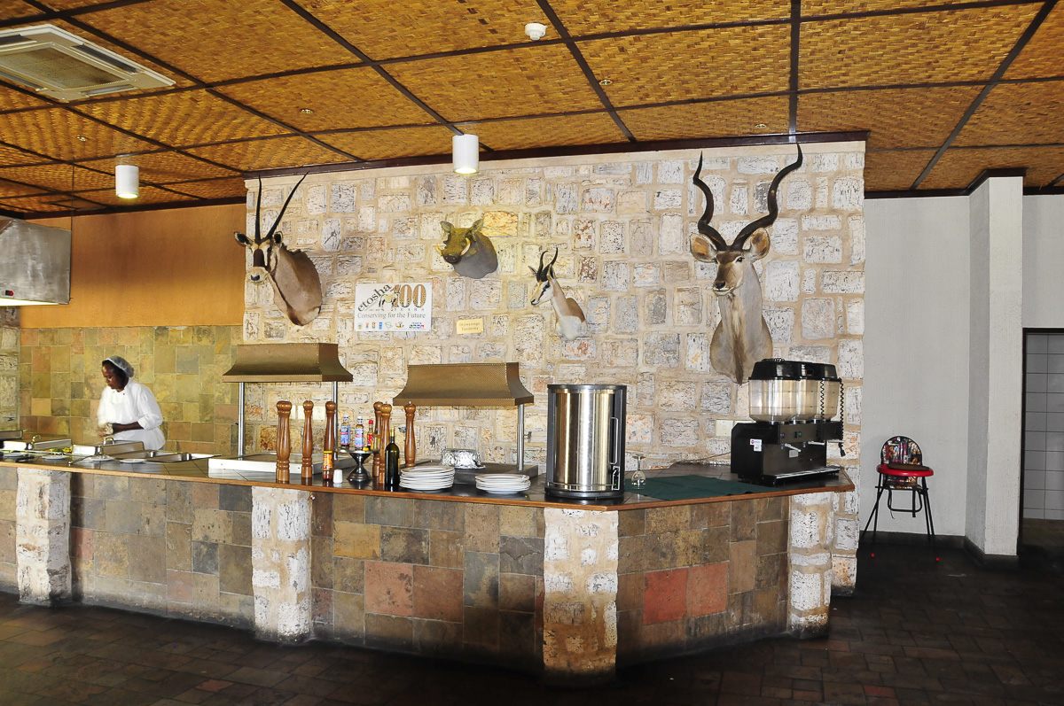 Okaukuejo restaurant in Etosha National Park