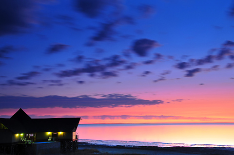 View of Etosha pan from Onkoshi