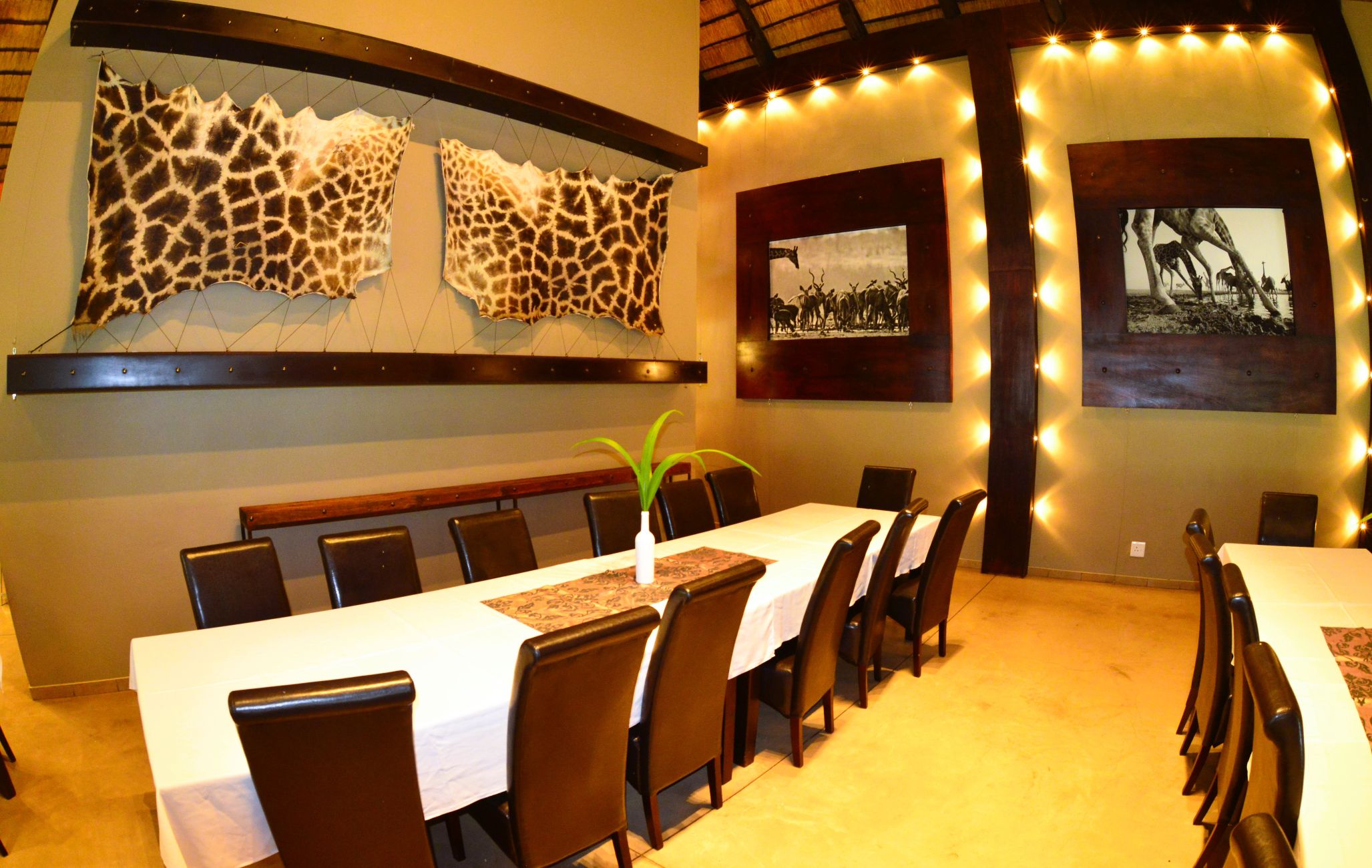 The old dining area at Toshari Lodge