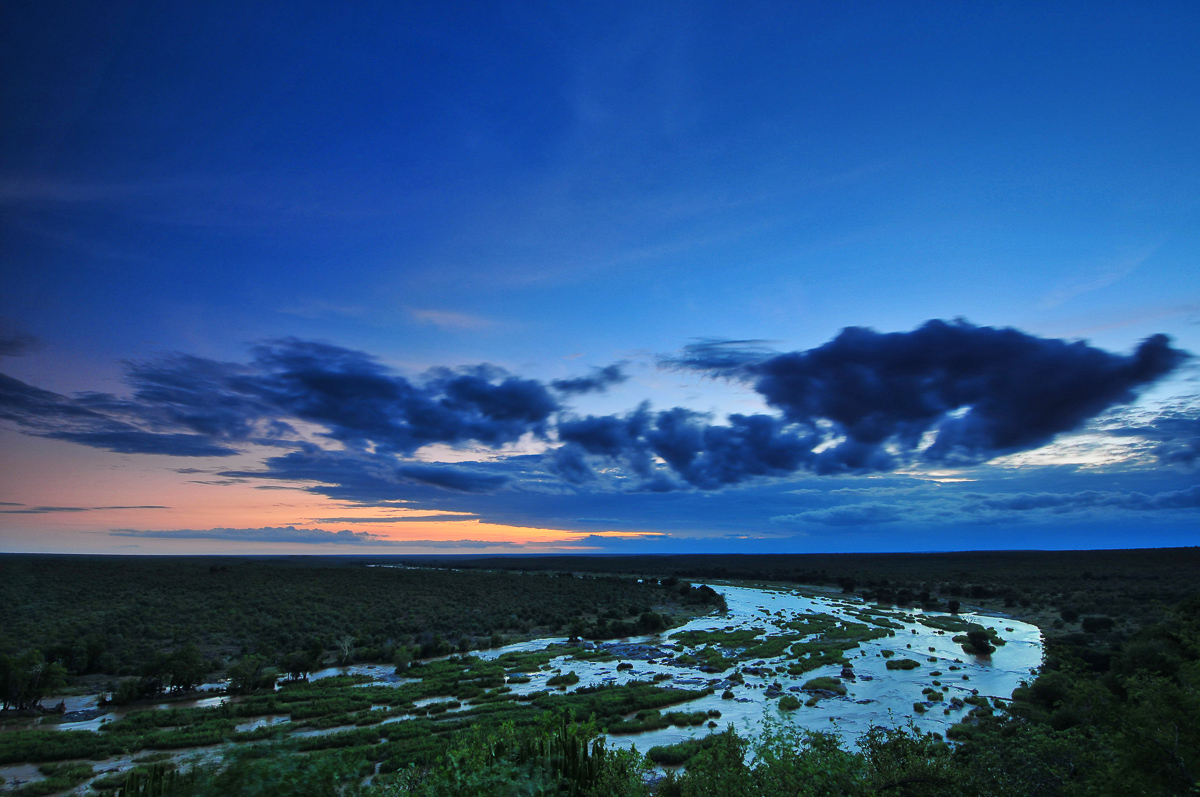 Olifants River sunset image taken from Olifants camp