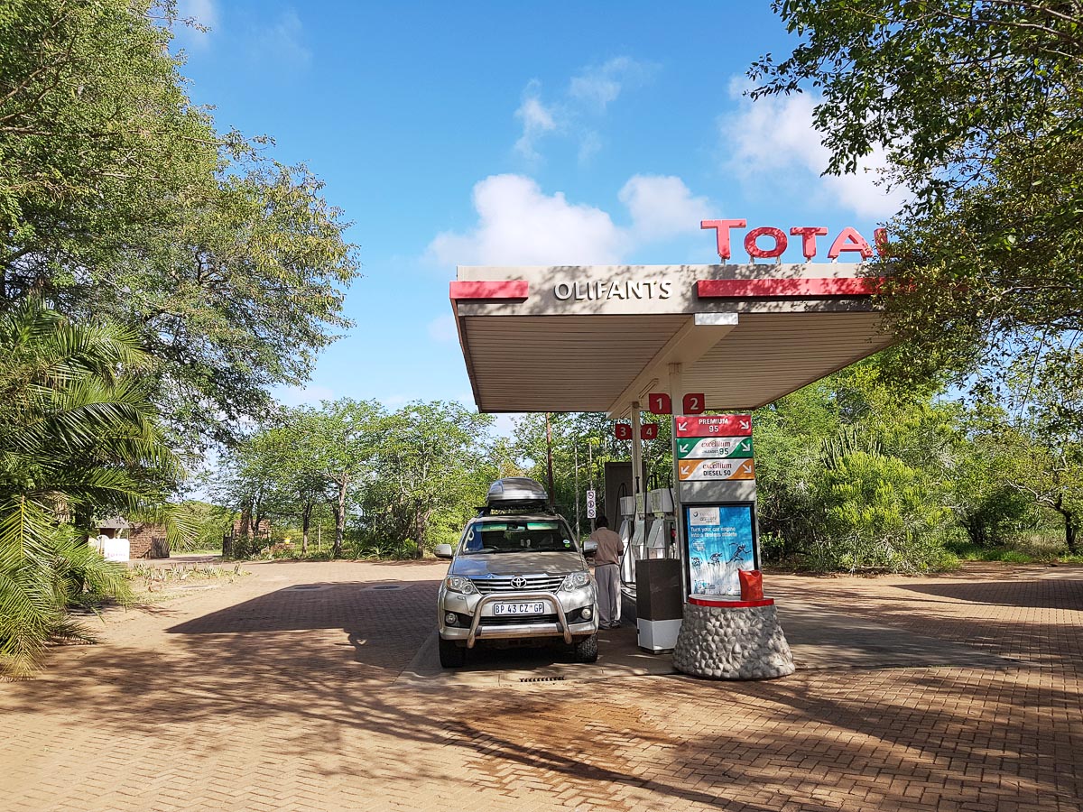 Olifants rest camps petrol station
