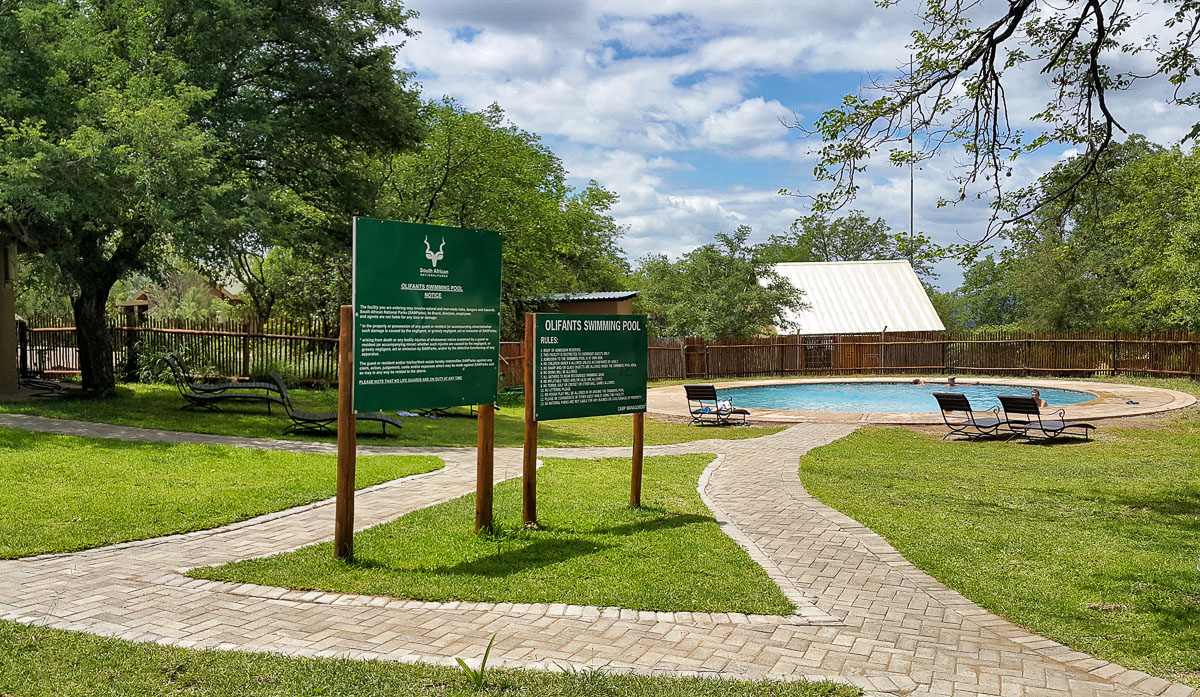 Olifants rest camps swimming pool