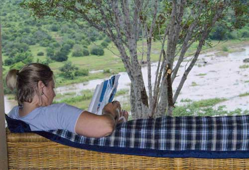 View from Olifants camp bungalow