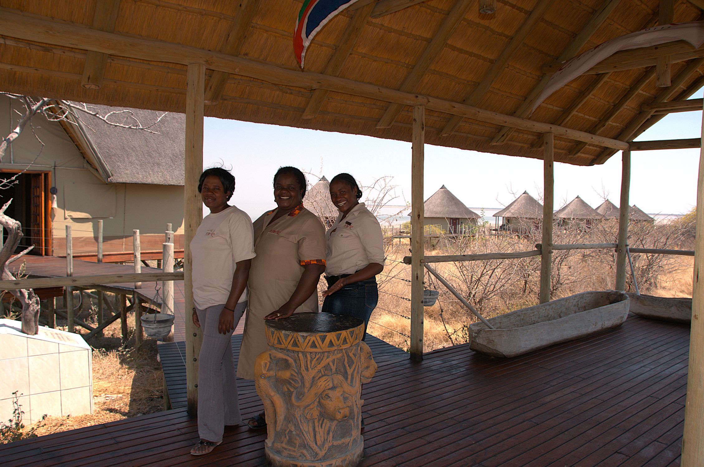 Ladies at Onkoshi Lodge in Etosha