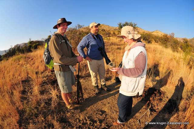 On our bush walk! On our bush walk!