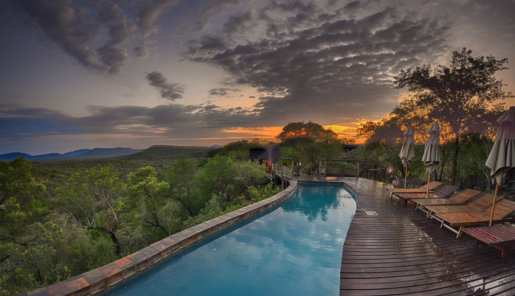 View from the pool deck at Buffalo Ridge Lodge