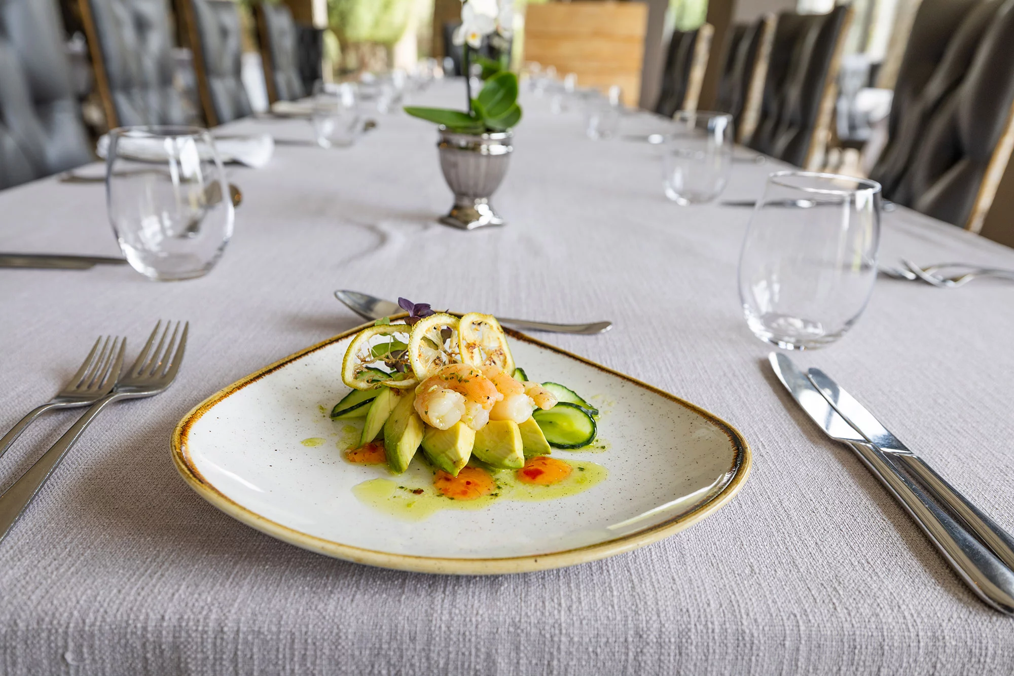 Prawn and avo starter