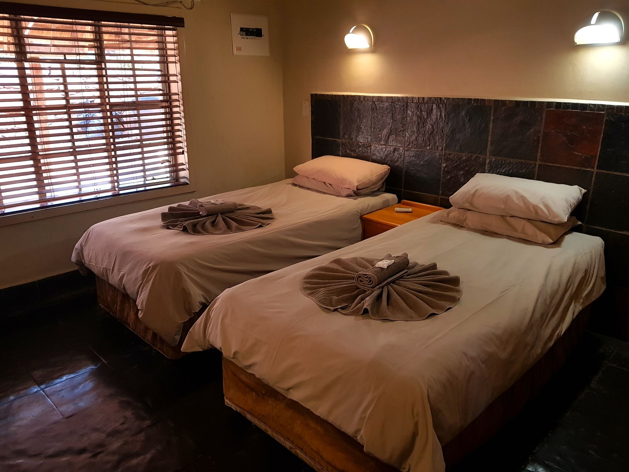 Bedroom in Punda bungalows